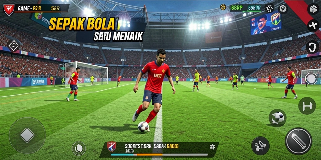 Tangkap momen seru dalam permainan sepak bola 55RP.