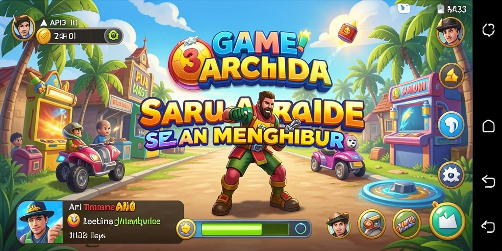 Tampilan gameplay seru dalam API33 yang menggugah semangat.