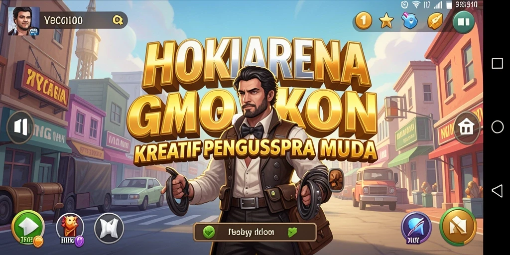 Tampilkan gameplay seru HOKIARENA dengan elemen Tycoon yang menarik.