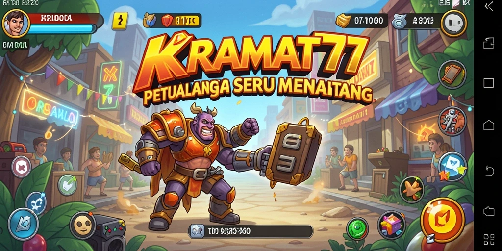 Gameplay KRAMAT77 yang penuh aksi dan tantangan arcade.