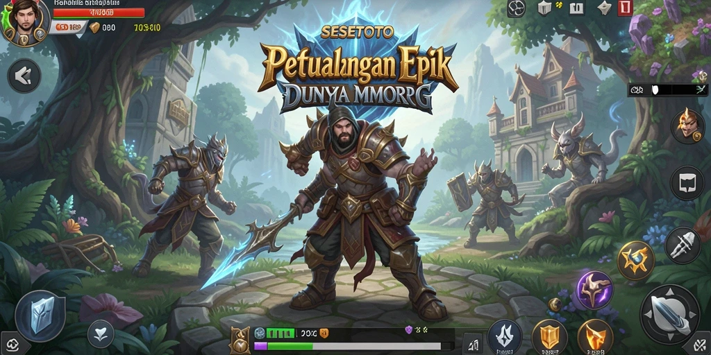 Tampilan mendebarkan dari gameplay SESETOTO yang penuh aksi.