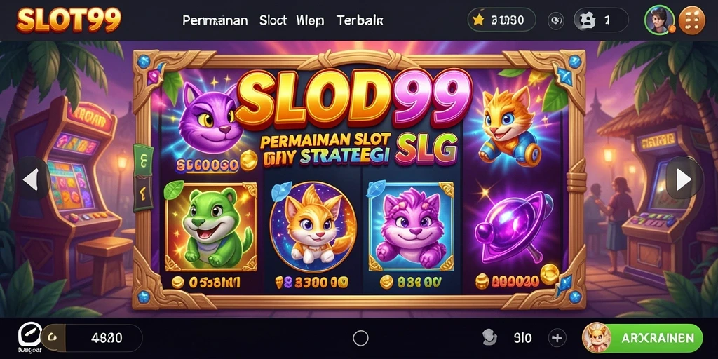 Tampilan gameplay SLOT99 yang menarik dengan elemen SLG yang mendebarkan.