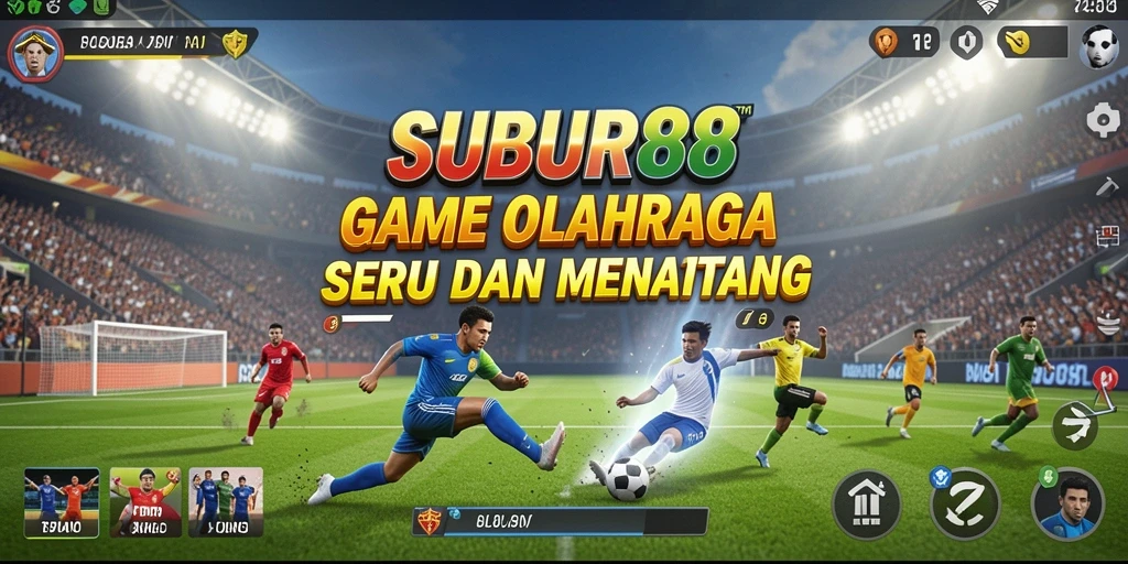 Tangkapan layar SUBUR88 menampilkan aksi seru dalam pertandingan olahraga.