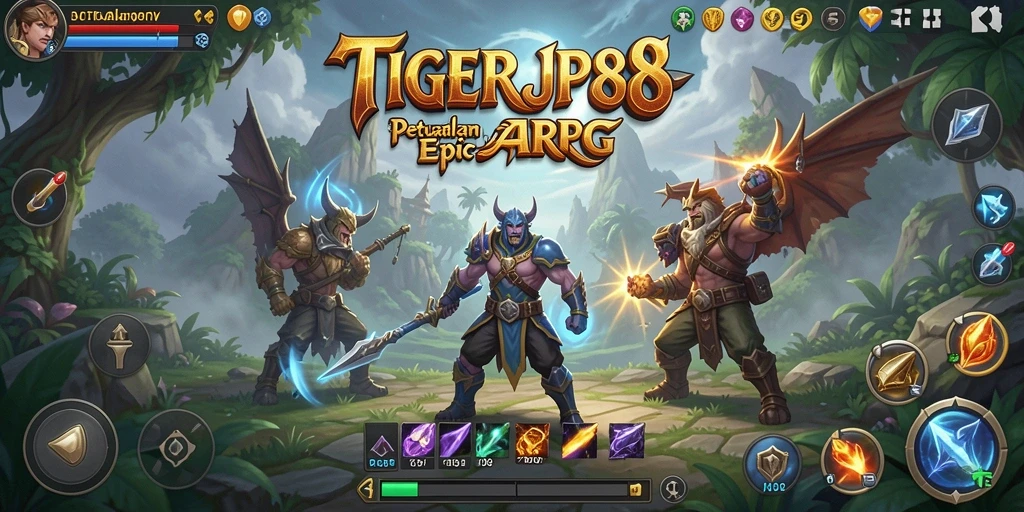 Gameplay TIGERJP88 menampilkan pertarungan seru dan aksi yang cepat.
