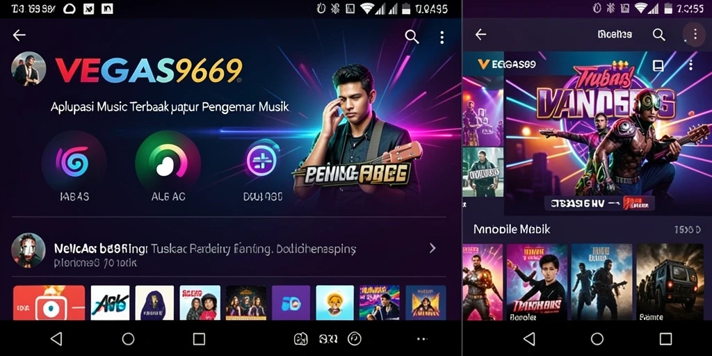 Screenshot gameplay <strong>VEGAS969</strong> menampilkan pemain menikmati permainan musik dengan antusias.